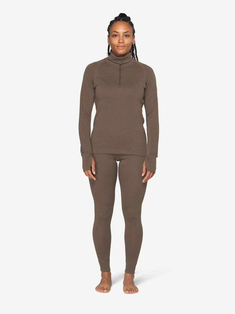 Devold Expedition Merino 235 Z.Neck Woman - Tarmac