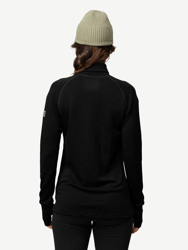 Devold Expedition Merino 235 Z.Neck Woman - Black