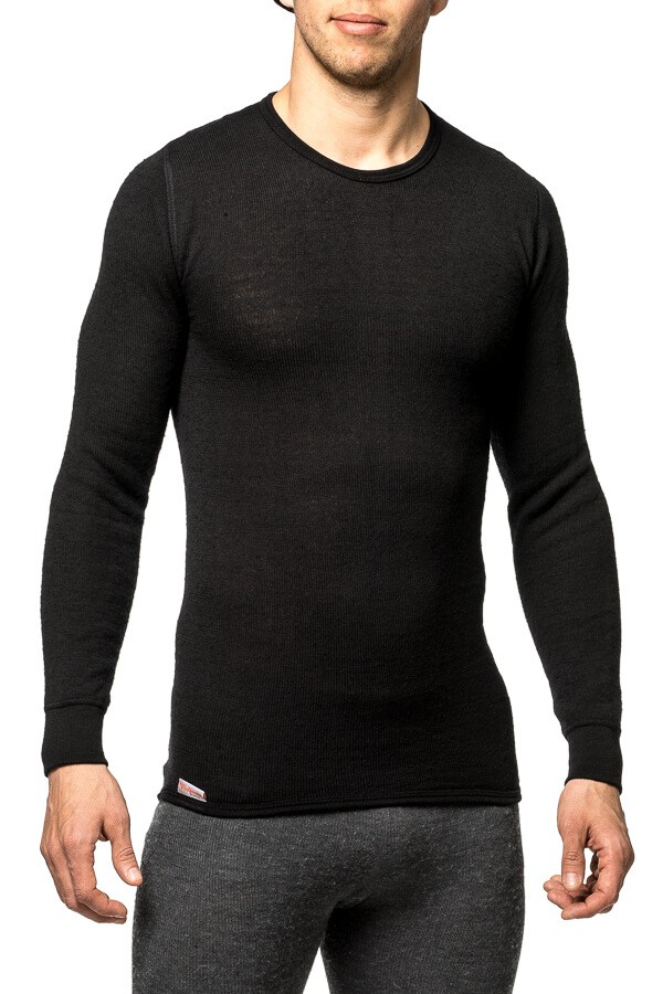 Woolpower Crewneck 200 Noir / Black