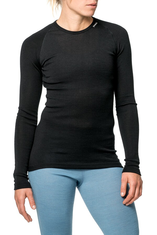 Woolpower Crewneck Lite Noir / Black