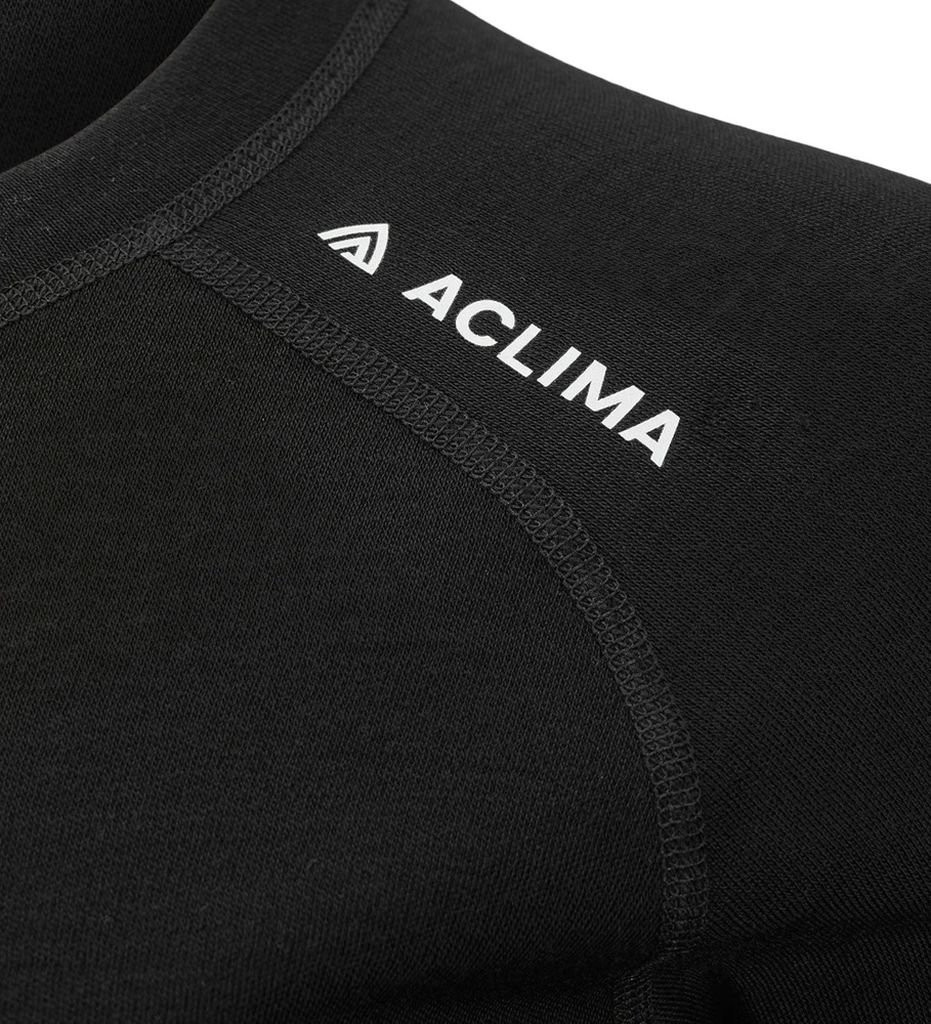 Sous-vêtement thermique Aclima WarmWool Crew Neck Woman - Black