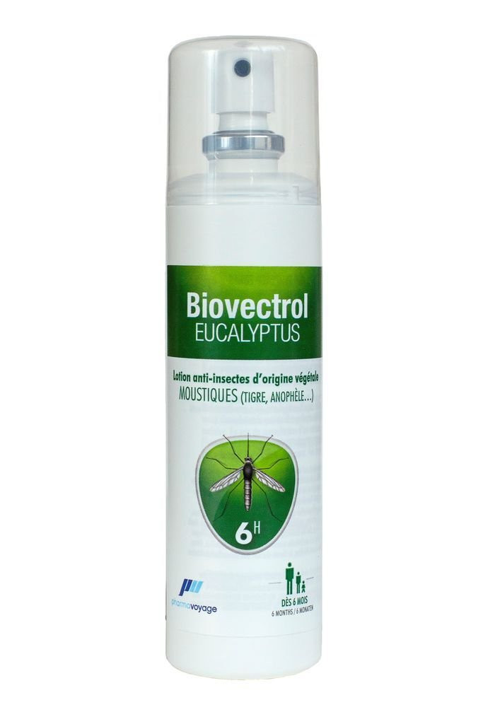 Lotion anti-insectes haute protection d'origine végétale Pharmavoyage Biovectrol Eucalyptus