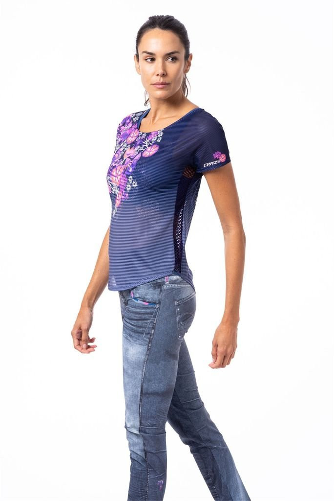 Tee-shirt- manches courtes léger et respirant Crazy T-Shirt Slash Woman 