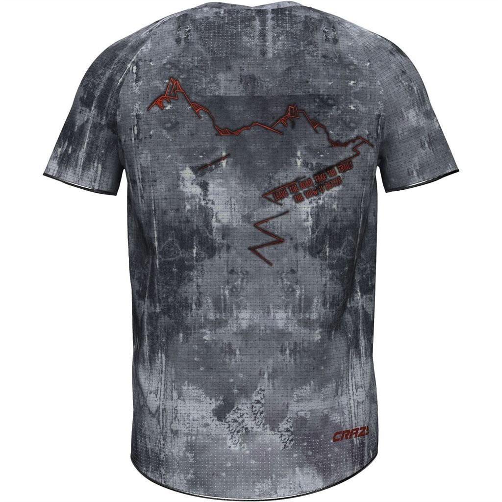 Tee-shirt de trail ultra léger et respirant Crazy T-Shirt Storm Man - Shadow