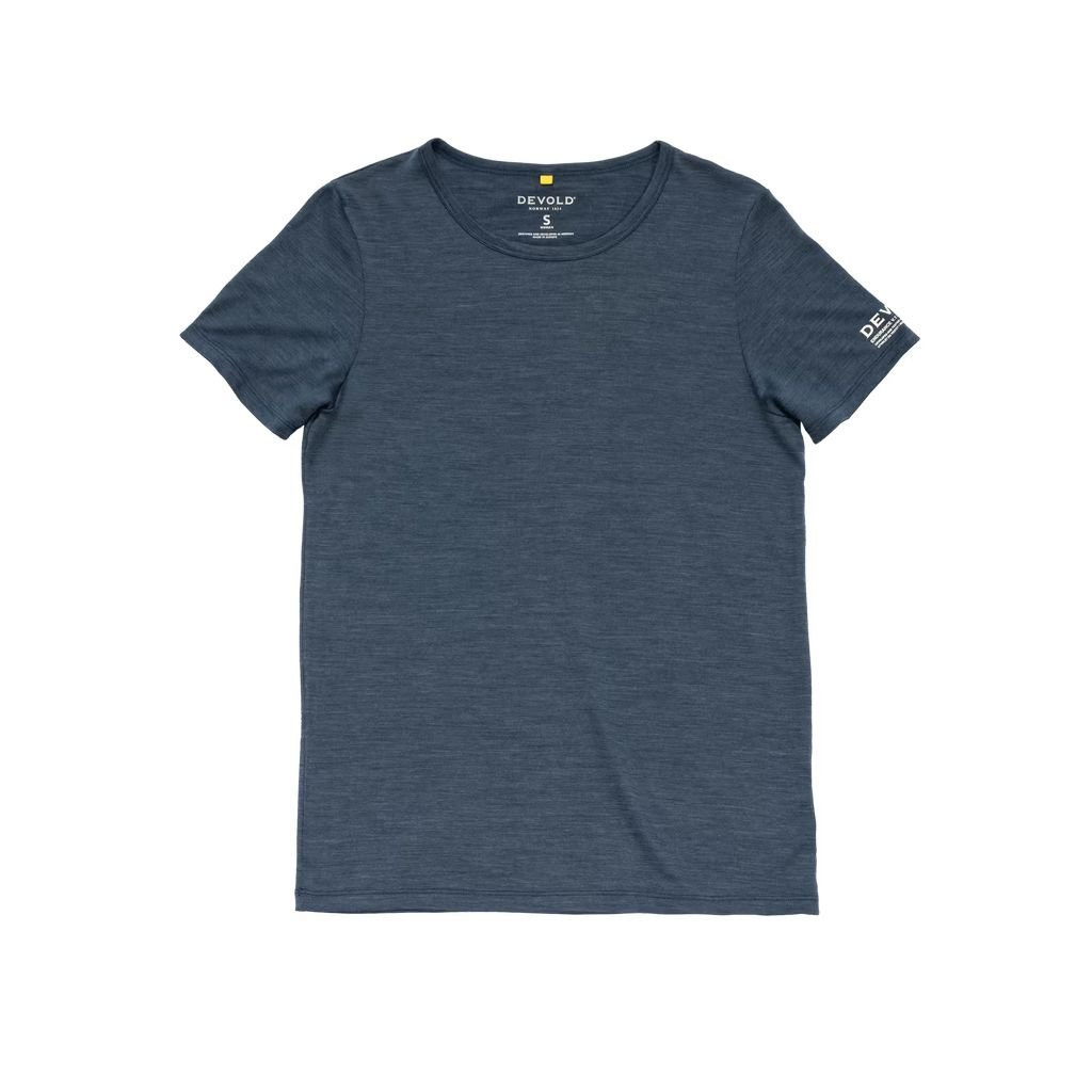 Tee-shirt léger laine mérinos Devold Active Stamp Tee Woman - Night