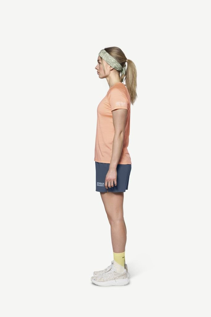 Tee-shirt léger Devold Endurance Merino 130 T-Shirt Woman - Orange/Sunrise