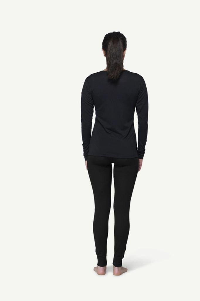 Tee-shirt manches longues fin 100% laine mérinos Devold Breeze Merino 150 Shirt Woman - Noir/Black