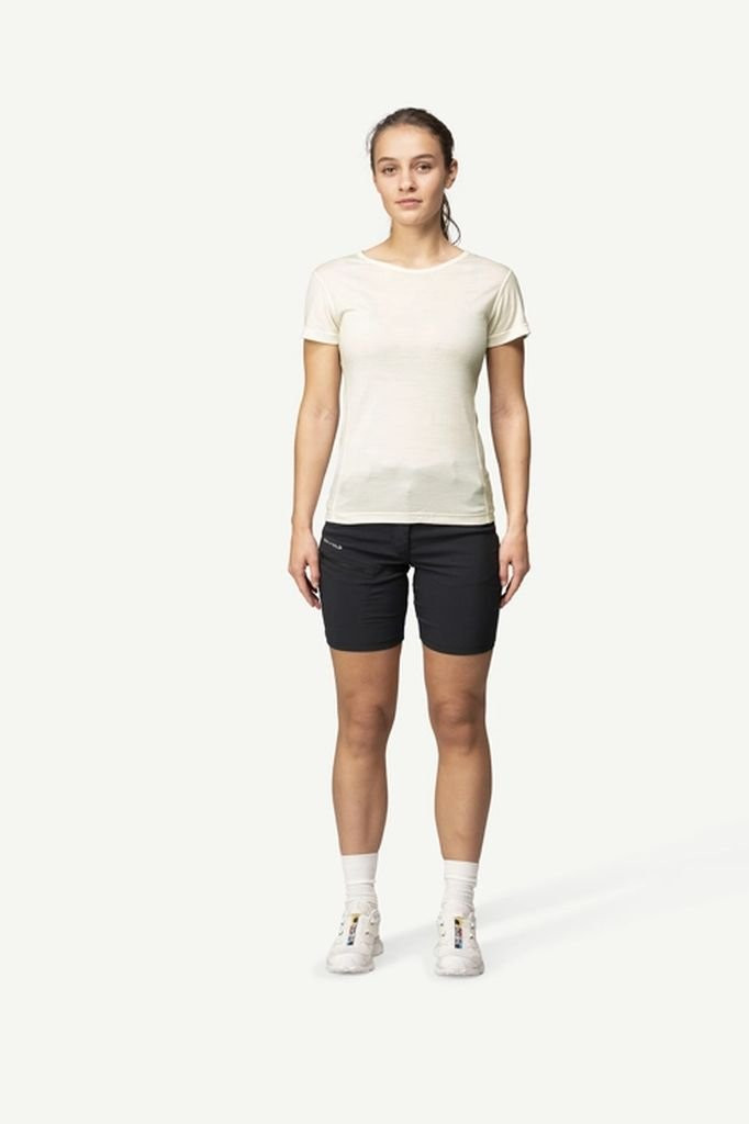 Tee-shirt manches courtes 100% laine mérinos Devold Breeze Merino 150 T-Shirt Woman - Blanc/White
