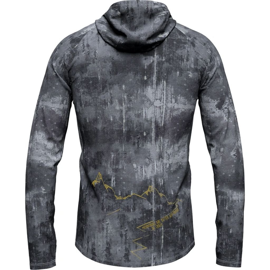 Tee-shirt manches longues ultra léger et respirant Crazy Sun Hoodie Man - Shadow