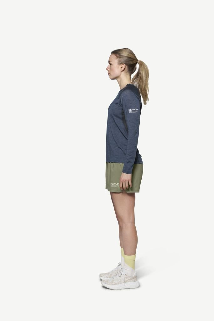 Tee-shirt très léger manches longues Devold Endurance Merino 130 Shirt Woman - Night
