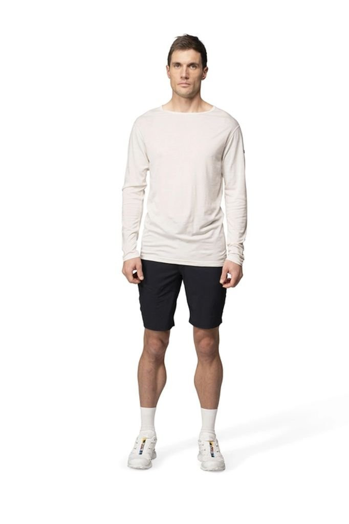 Tee-shirt manches longues fin 100 % laine mérinos Devold Breeze Merino 150 Shirt Man - White/Blanc