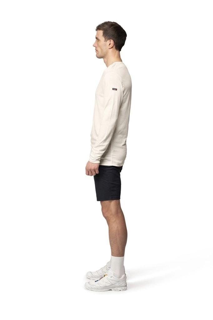 Tee-shirt manches longues fin 100 % laine mérinos Devold Breeze Merino 150 Shirt Man - White/Blanc