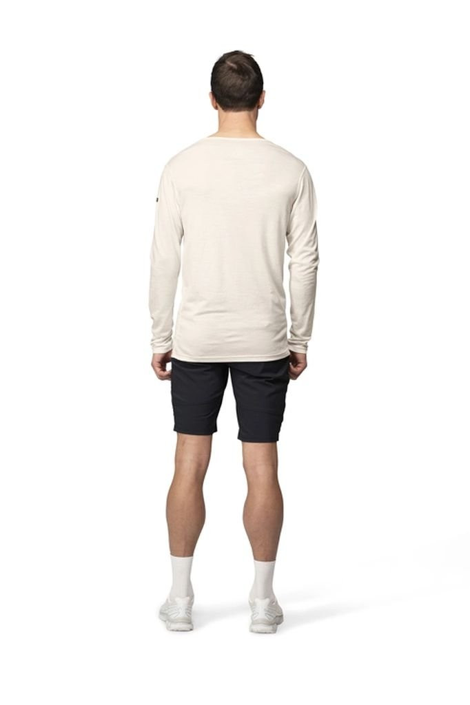 Tee-shirt manches longues fin 100 % laine mérinos Devold Breeze Merino 150 Shirt Man - White/Blanc