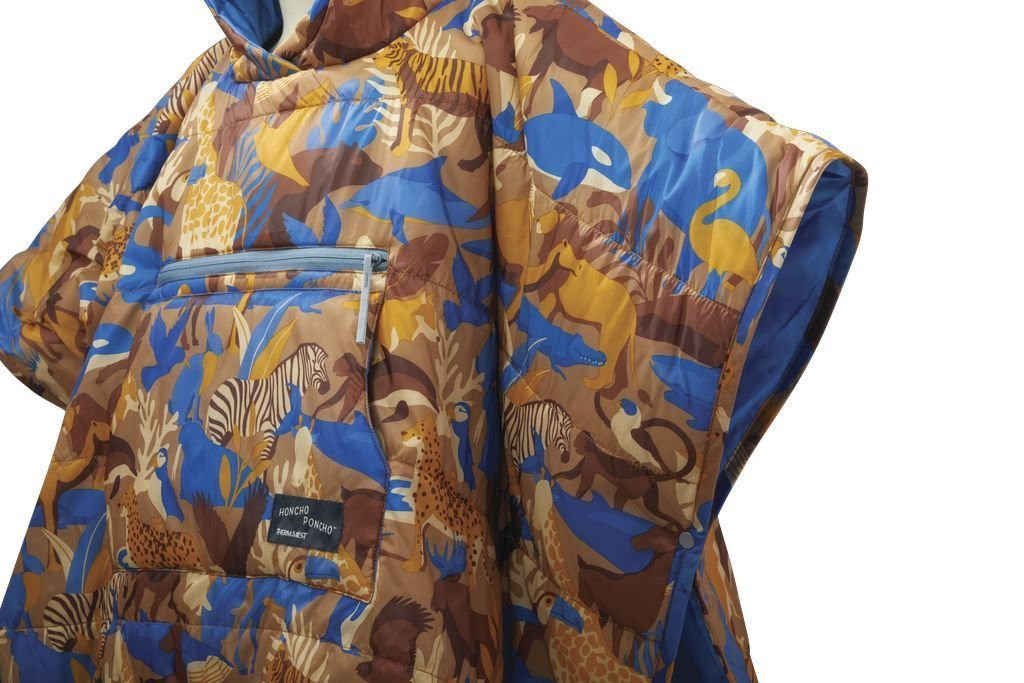 Poncho et couverture de camping Thermarest Honcho Poncho Kids-Multicouleurs
