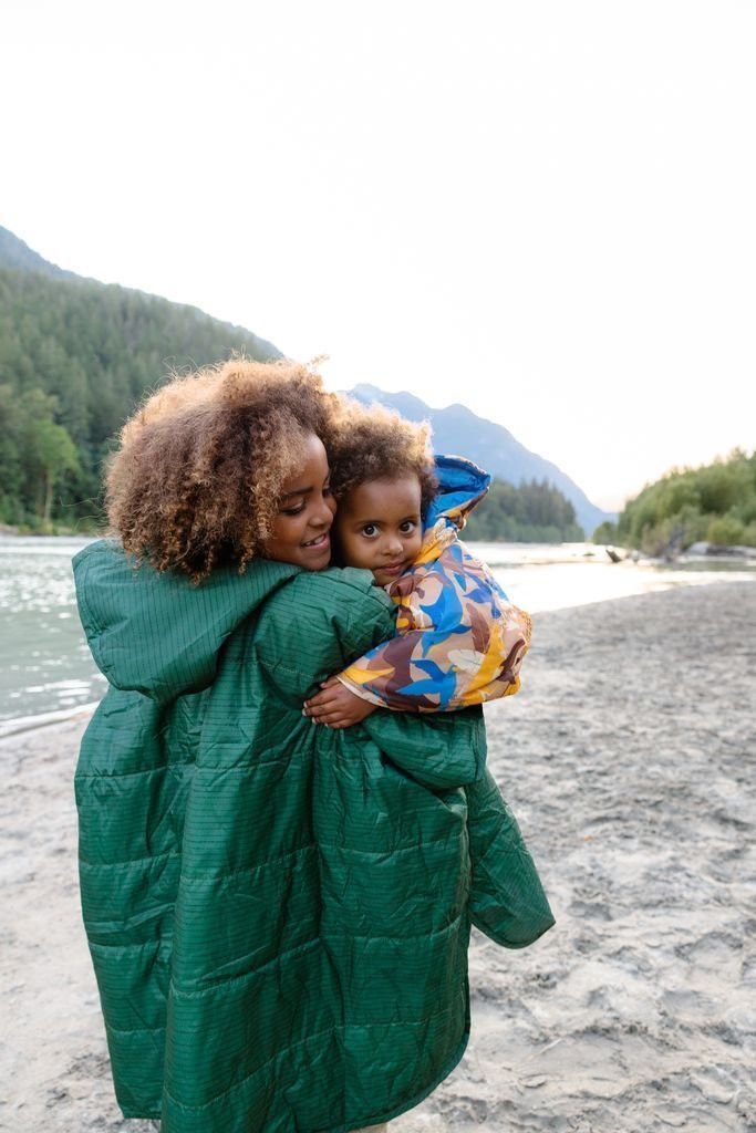 Poncho et couverture de camping Thermarest Honcho Poncho Kids-Vert