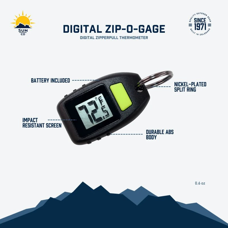Thermomètre numérique Sun Company Digital Zip-O-Gage
