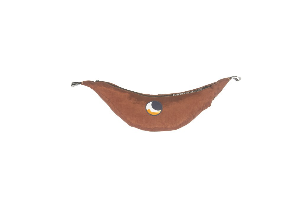 Hamac Compact Ticket To The Moon - 3,2x1,55 M, Nylon Résistant, Jaune Foncé, Portatif, Charge Max 200 Kg - Pour Voyage, Jardin, Plage