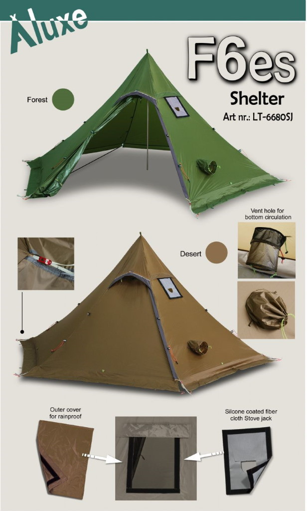 Luxe Outdoor Winter Shelter F6es