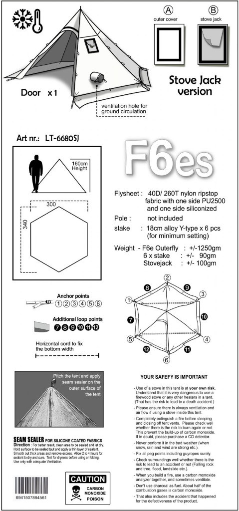 Luxe Outdoor Winter Shelter F6es