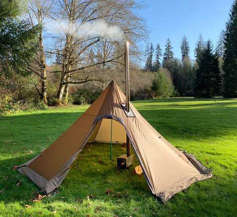 Tipi Luxe Outdoor Winter Shelter F8e