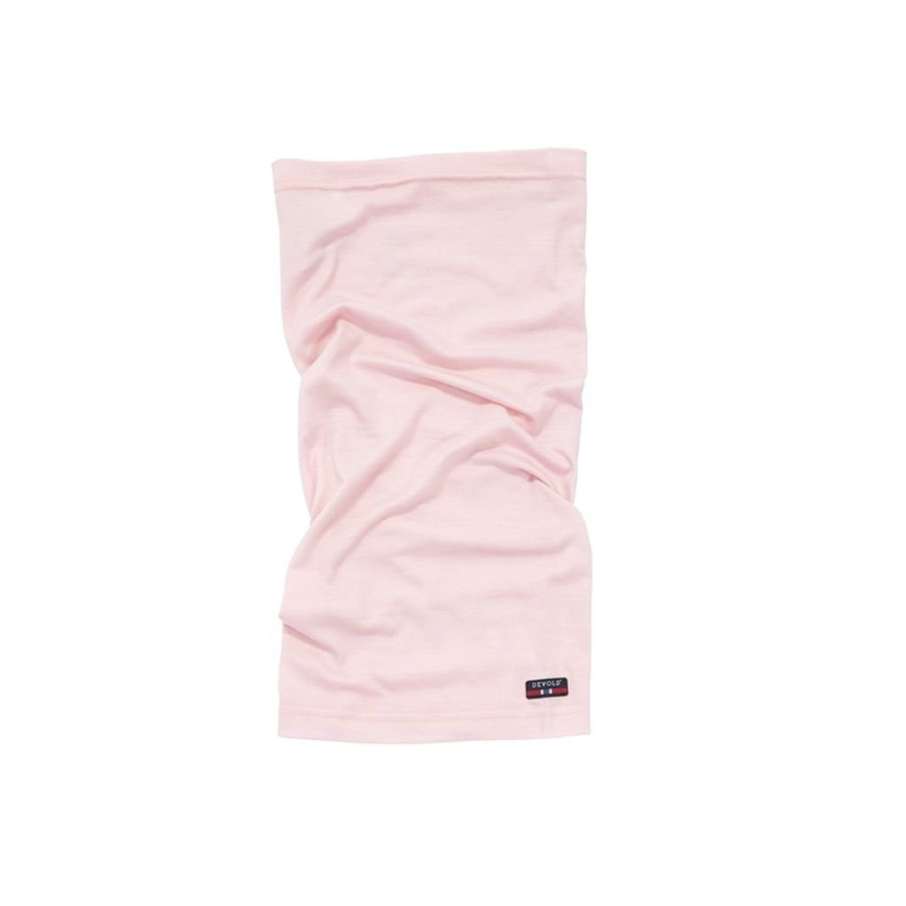Tour de cou fin et chaud en laine mérinos Devold Breeze Merino 150 Headover - Rose/Chalk Pink