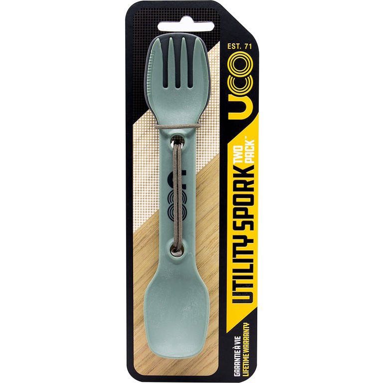Couvert EDC Pliable En Titane - Spork Cuillère Couteau - 3 Pièces - Camping Outdoor