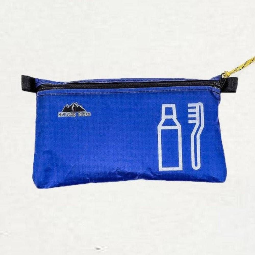 Hilltop Packs Zipper Pouches Classic Printed - Blue Hygiene