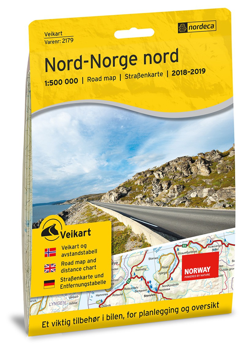Nordeca Veikart Nord-Norge Nord