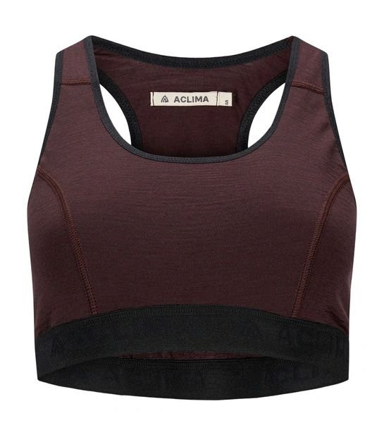 Aclima LightWoll Sport top Woman - Chocolate Plum