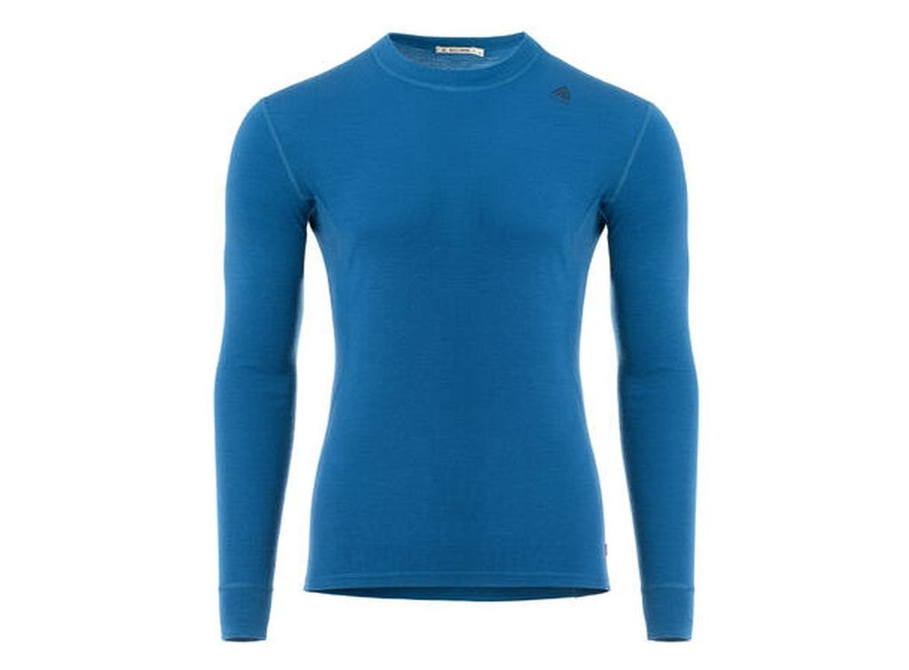 Sous-vêtement chaud en Laine mérinos Aclima WarmWool Crew Neck-Bleu
