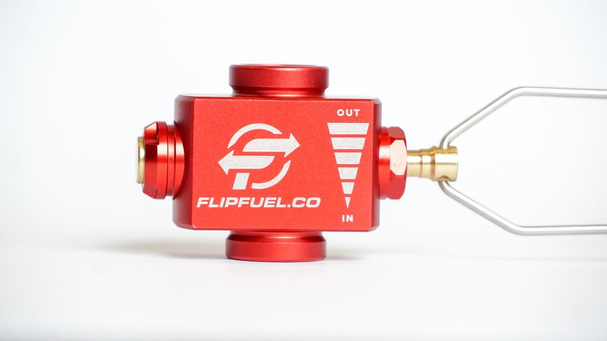 Adaptateur Cartouche de gaz Flipfuel Fuel Transfer Device