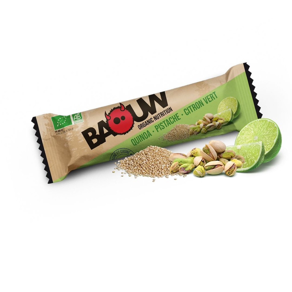 Baouw Barre Bio Quinoa - Pistache - Citron vert
