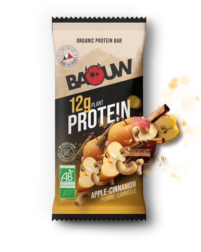 Barre protéinée Pomme-Cannelle Baouw