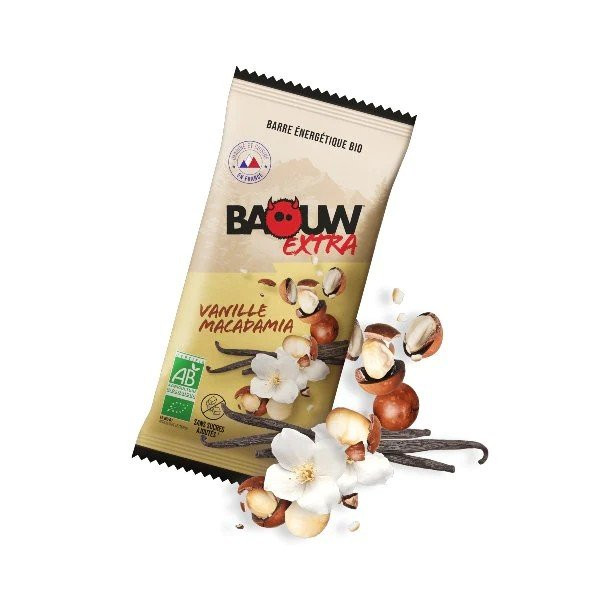 Baouw Barre Bio Extra Vanille - Macadamia