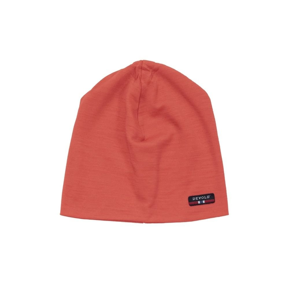 Bonnet fin en laine mérinos Devold Breeze Merino 150 Beanie-Cayenne