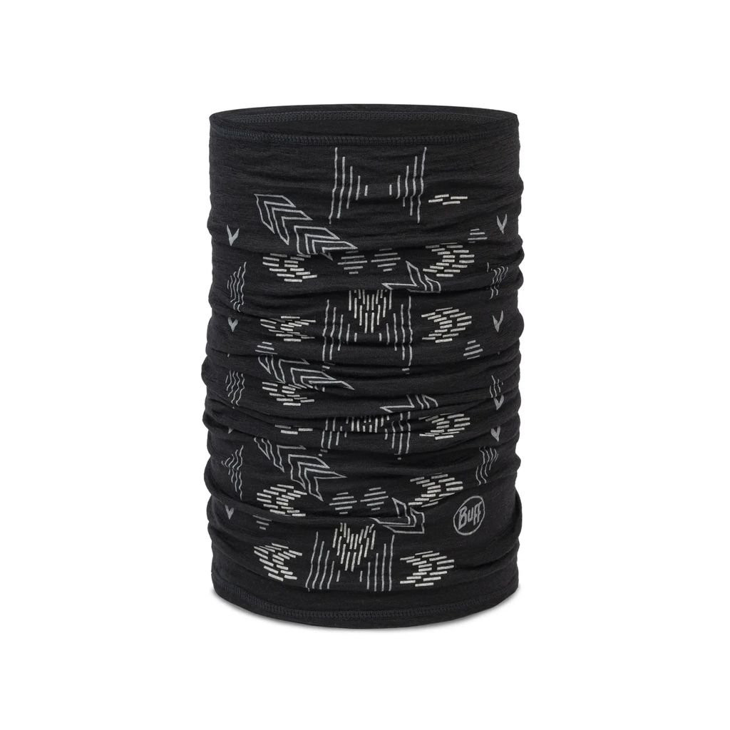 Buff Merino Lightweight Prints - Vanyr Black