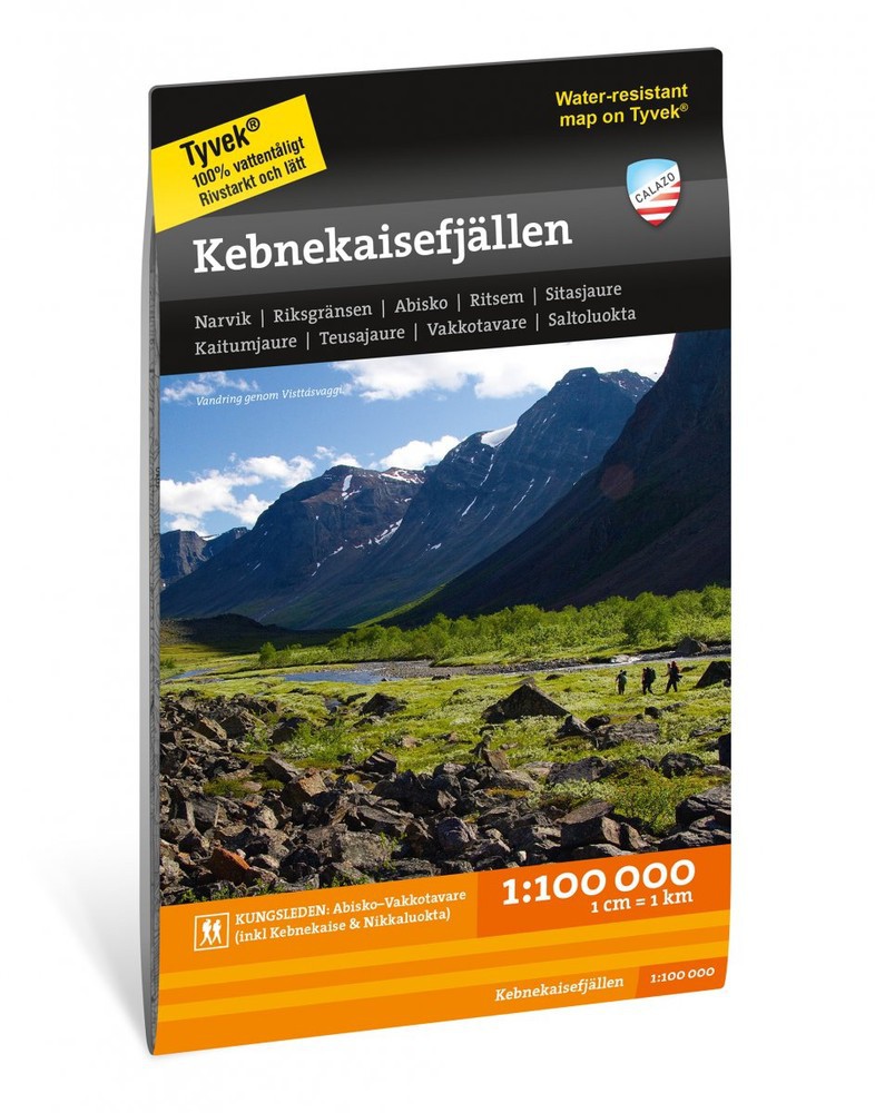 Calazo Kebnekaisefjällen 1:100 000