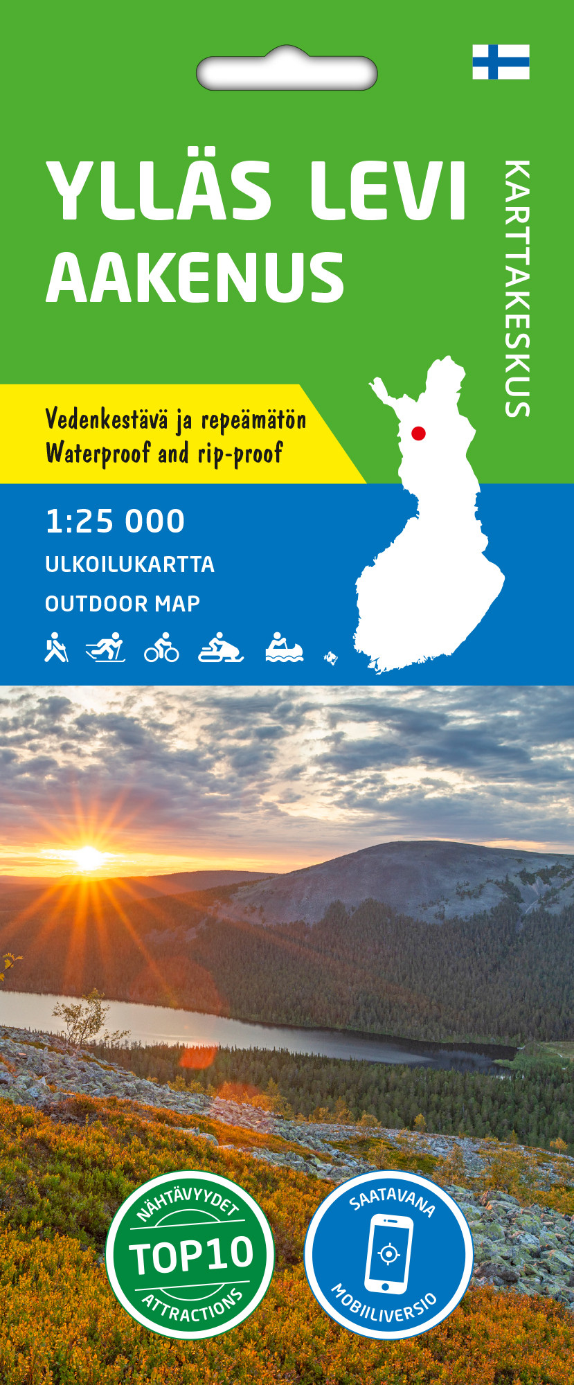  Ylläs Levi Aakenus 1:25 000