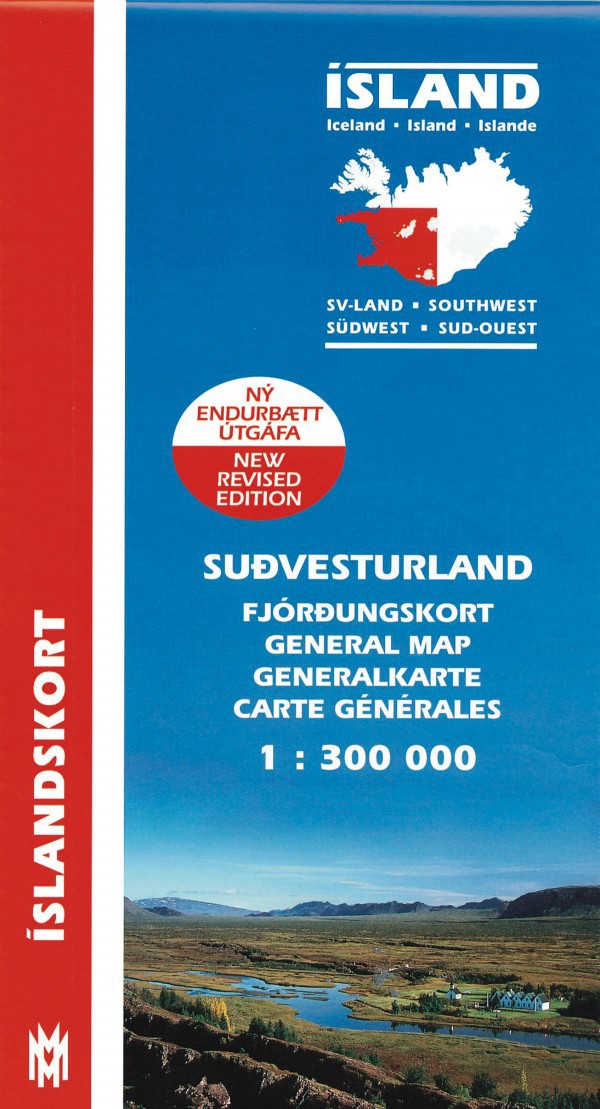 Suð-Vesturland 1:300 000