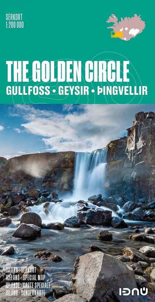 The Golden Circle : Gullfoss – Geysir – Þingvellir - 1:200 000