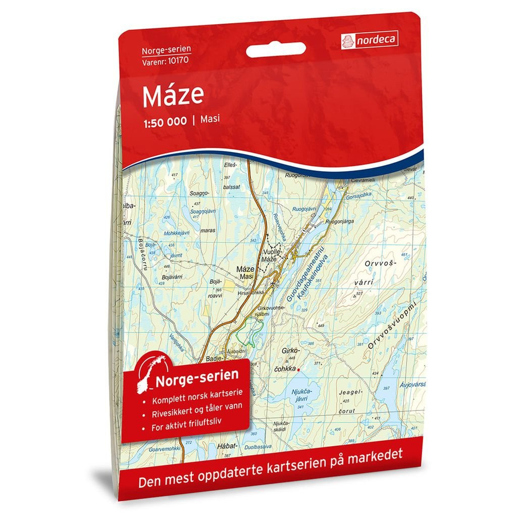 Carte Maze-Mazi 1:50 000