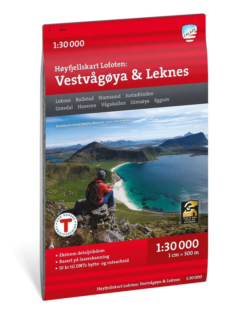 Carte du parc national du Sarek en Suède - Echelle 1:50 000