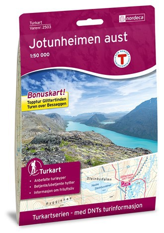Jotunheimen Aust 1:50 000