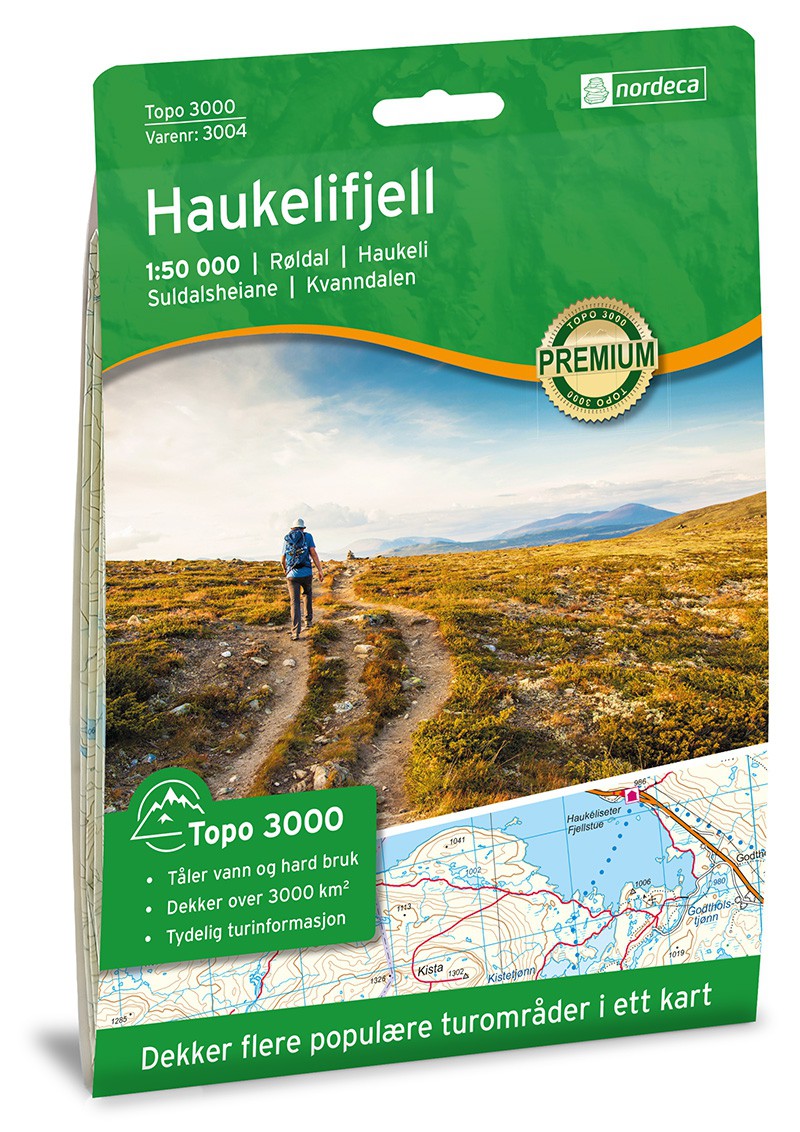 Haukelifjell 1:50 000