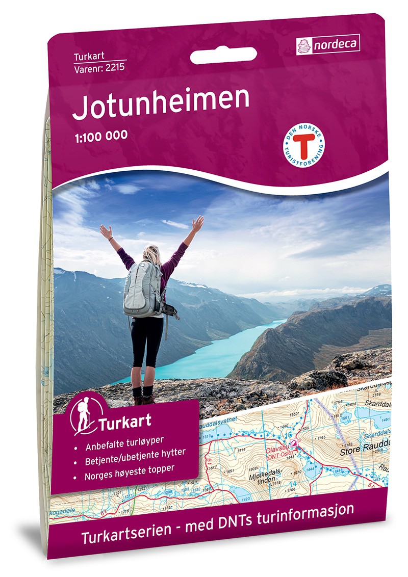 Jotunheimen 1:100 000