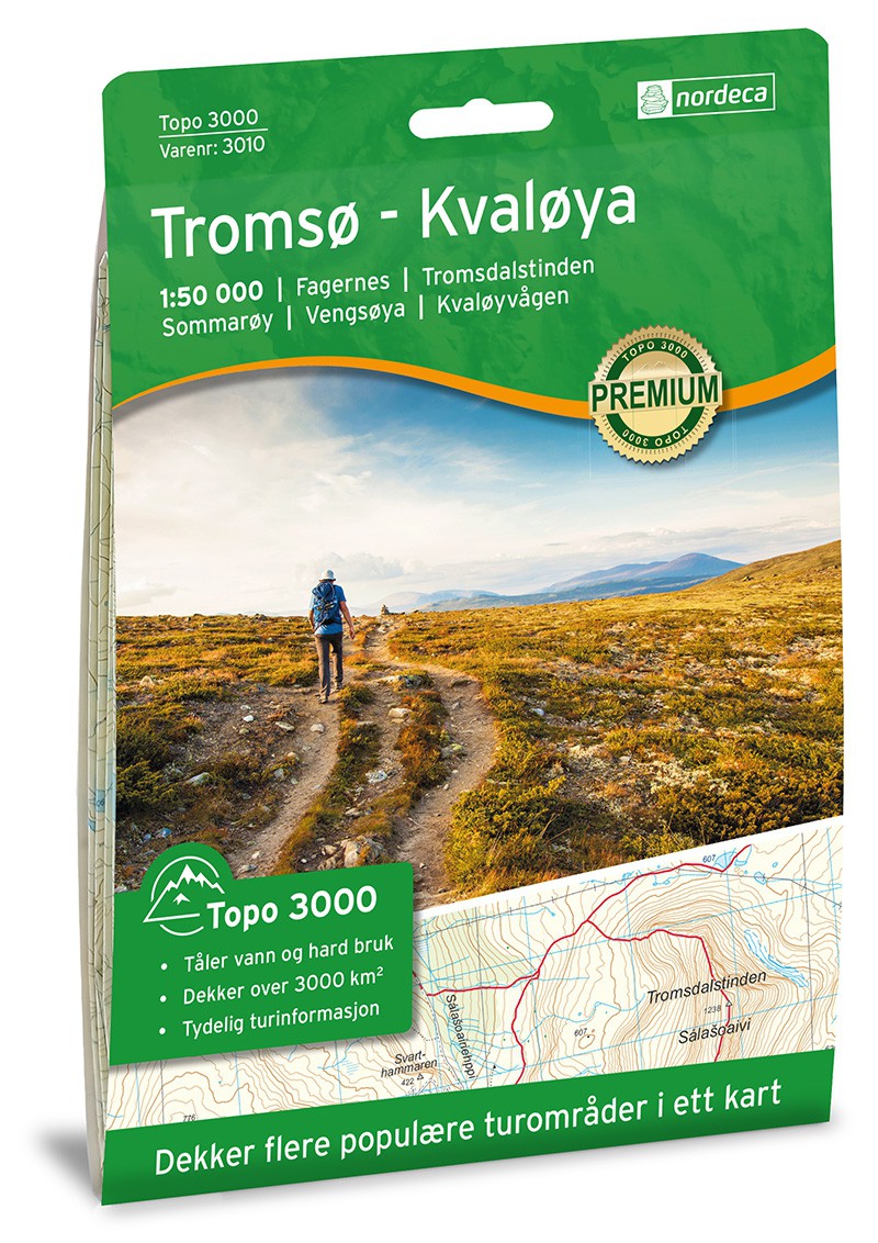 Tromsø-Kvaløya 1:50 000