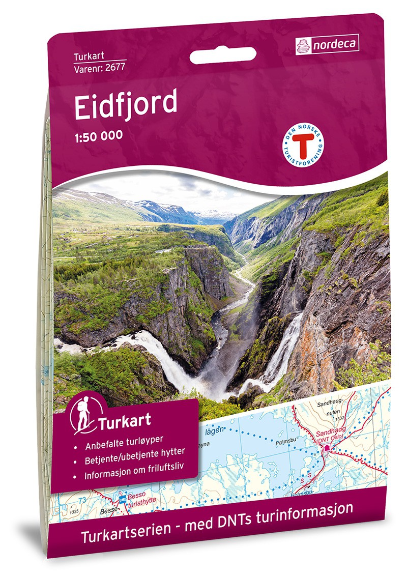 Eidfjord 1:50 000