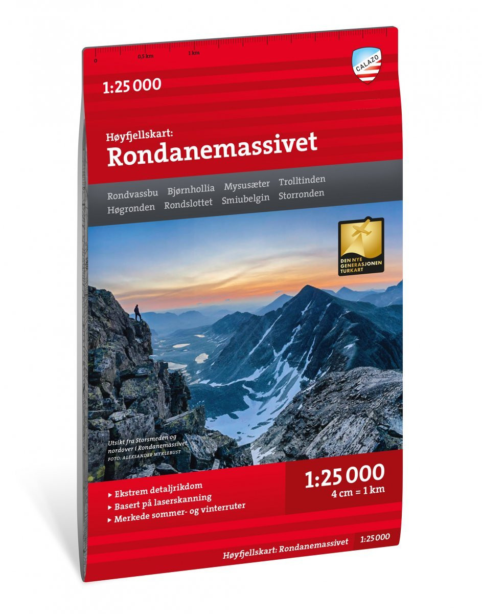 Carte du parc national du Sarek en Suède - Echelle 1:50 000