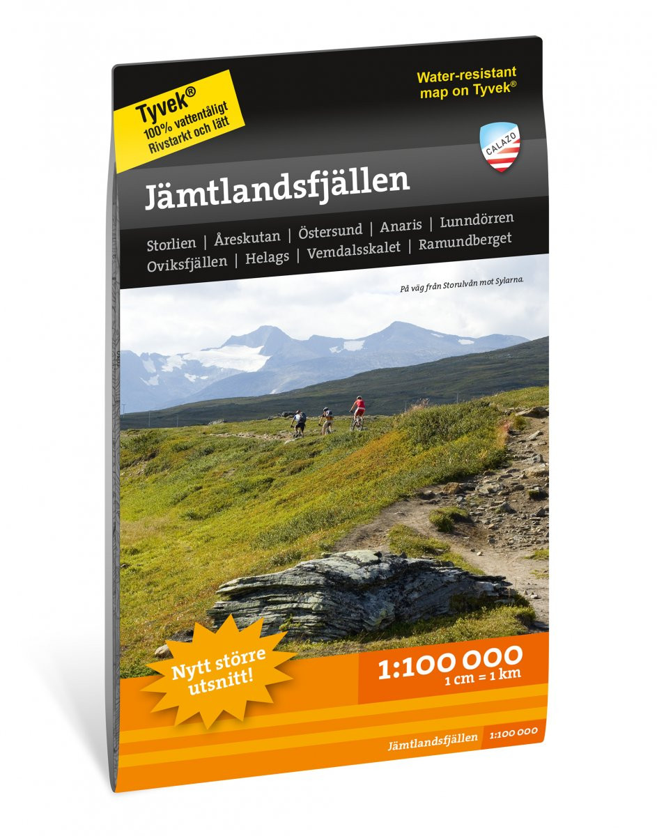 Calazo Jämtlandsfjällen 1:1000 000