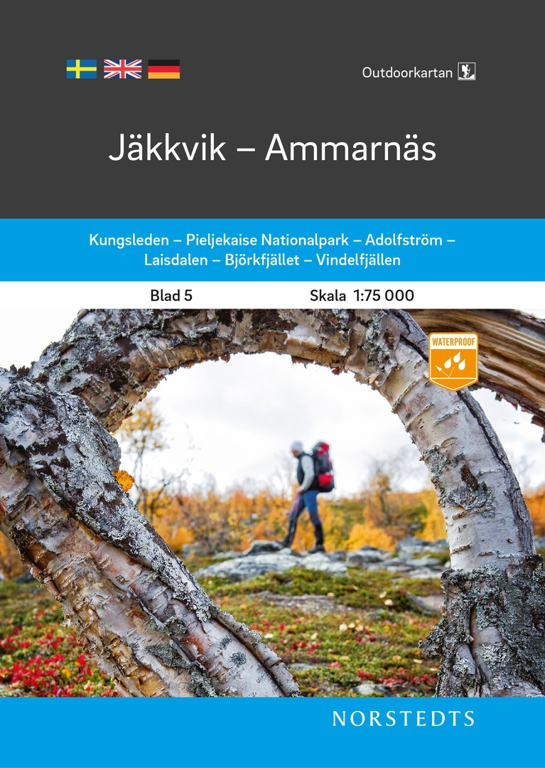 Jäkkvik-Ammarnäs 1:75 000